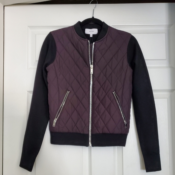 Reiss Ayla Quilted Jacket Jumper, US 0 / UK 4, NWT - Picture 1 of 5